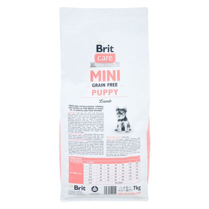 Сухой корм для собак Brit Care GF Mini Puppy Lamb 7 кг (8595602520152) изображение 2