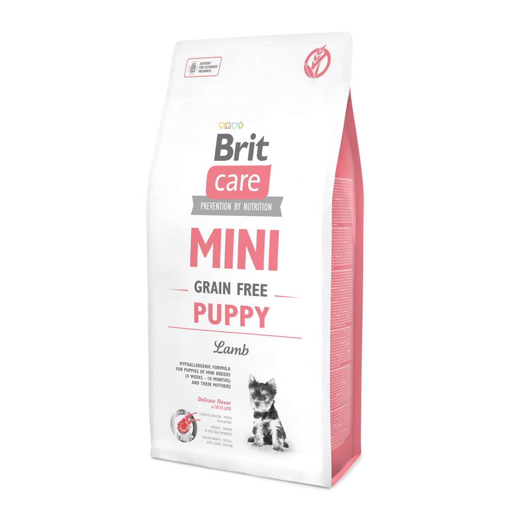 Сухой корм для собак Brit Care GF Mini Puppy Lamb 2 кг (8595602520138)