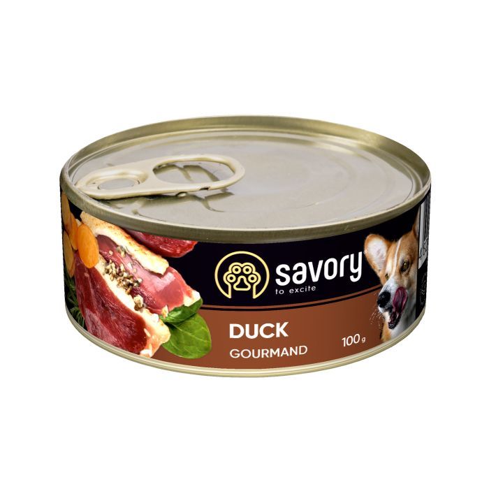 Консервы для собак Savory Dog Gourmand утка 400 г (4820232630471)