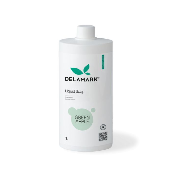 Рідке мило DeLaMark Зелене яблуко 1 л (4820152331946)