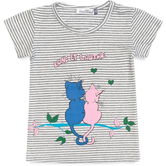 Піжама дитяча Matilda з котиками (12311-3-116G-pink) зображення 2