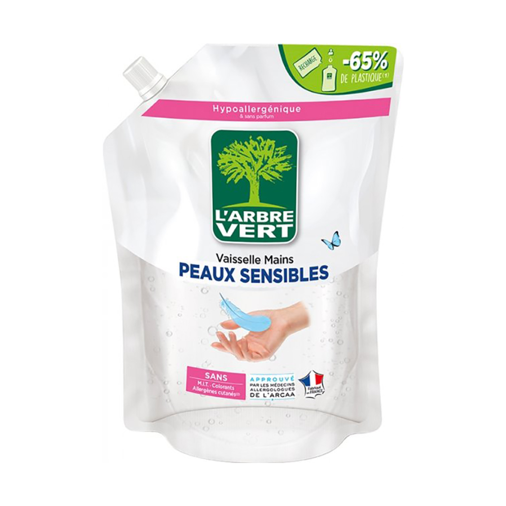 Средство для ручного мытья посуды L'Arbre Vert Чувствительная кожа запасной блок 1 л (3450601036996/3450601036996)