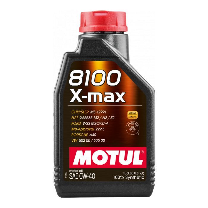 Моторна олива MOTUL 8100 X-max SAE 0W40  1л (348201)