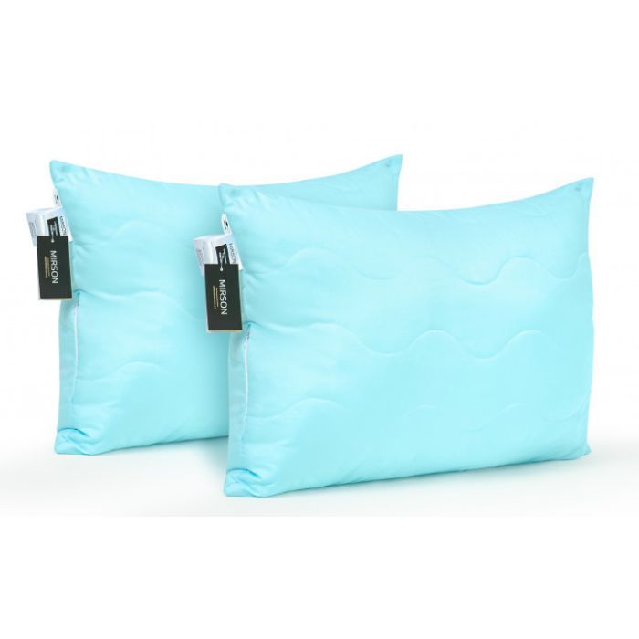 Ковдра MirSon Набір EcoSilk Всесезонний №1662 Eco Light Blue Ковдра + поду (2200002655156) зображення 5