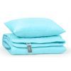 Ковдра MirSon Набір вовняний №1676 Eco Light Blue Ковдра 220х240 + подушка (2200002656672) зображення 3
