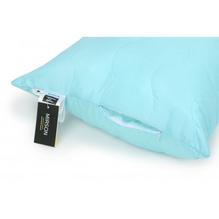 Ковдра MirSon Набір вовняний №1676 Eco Light Blue Ковдра 220х240 + подушка (2200002656672) зображення 6