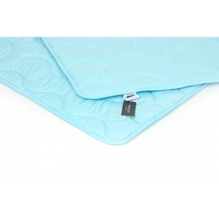 Ковдра MirSon Набір вовняний №1676 Eco Light Blue Ковдра 220х240 + подушка (2200002656672) зображення 7