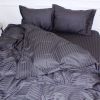Постільна білизна MirSon Satin Stripe 30-0012 Dark Gray 175х210 двоспальний (2200005251973) зображення 3