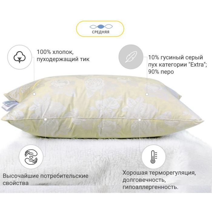 Подушка MirSon Extra 70х70 см (2200000010629) изображение 3