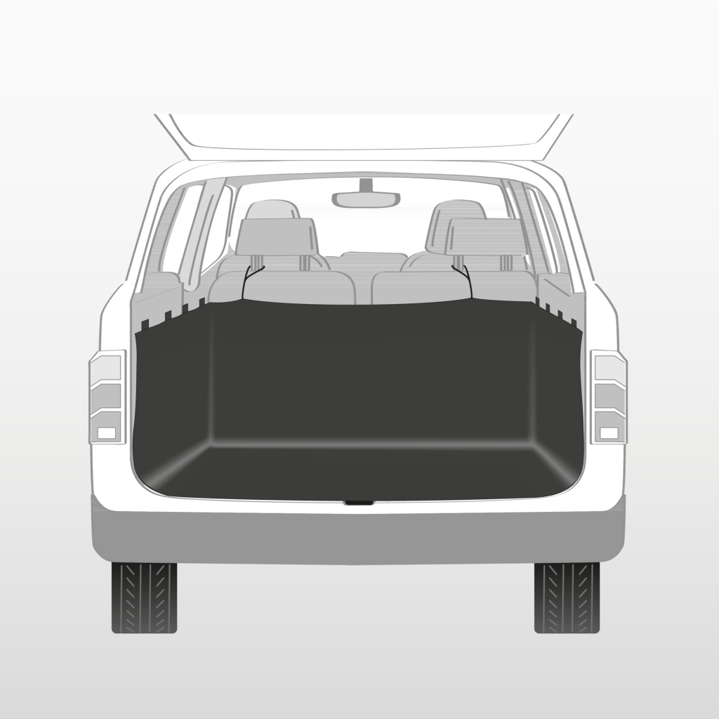 Килимок для тварин Trixie захисний в багажник 2.3х1.7 м Чорний (4011905013183) зображення 3
