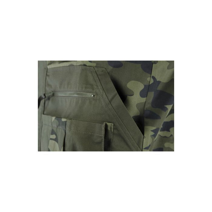 Куртка робоча Neo Tools CAMO, розмір XXL (56), 255 г/м2, високий комір, кишені на бл (81-211-XXL) зображення 4