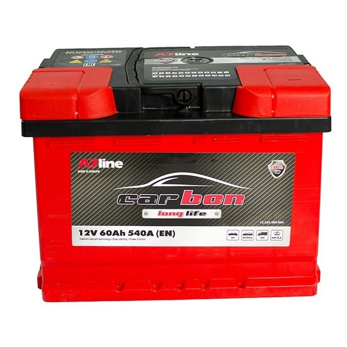 Аккумулятор автомобильный CARBON 60 Ah/12V (CRB60-01)