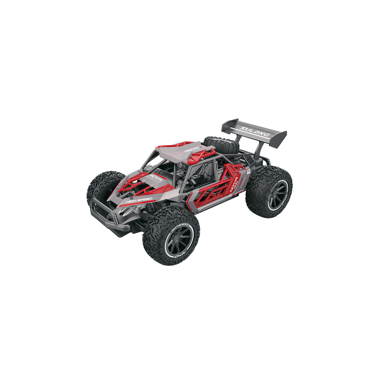 Радиоуправляемая игрушка Sulong Toys Metal Crawler – Nova (серо-красный, 1:16) (SL-231RHGR)
