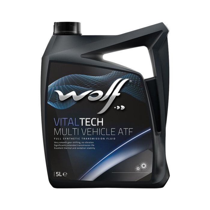 Трансмиссионное масло Wolf VITALTECH MULTI VEHICLE ATF 5л (8305702)