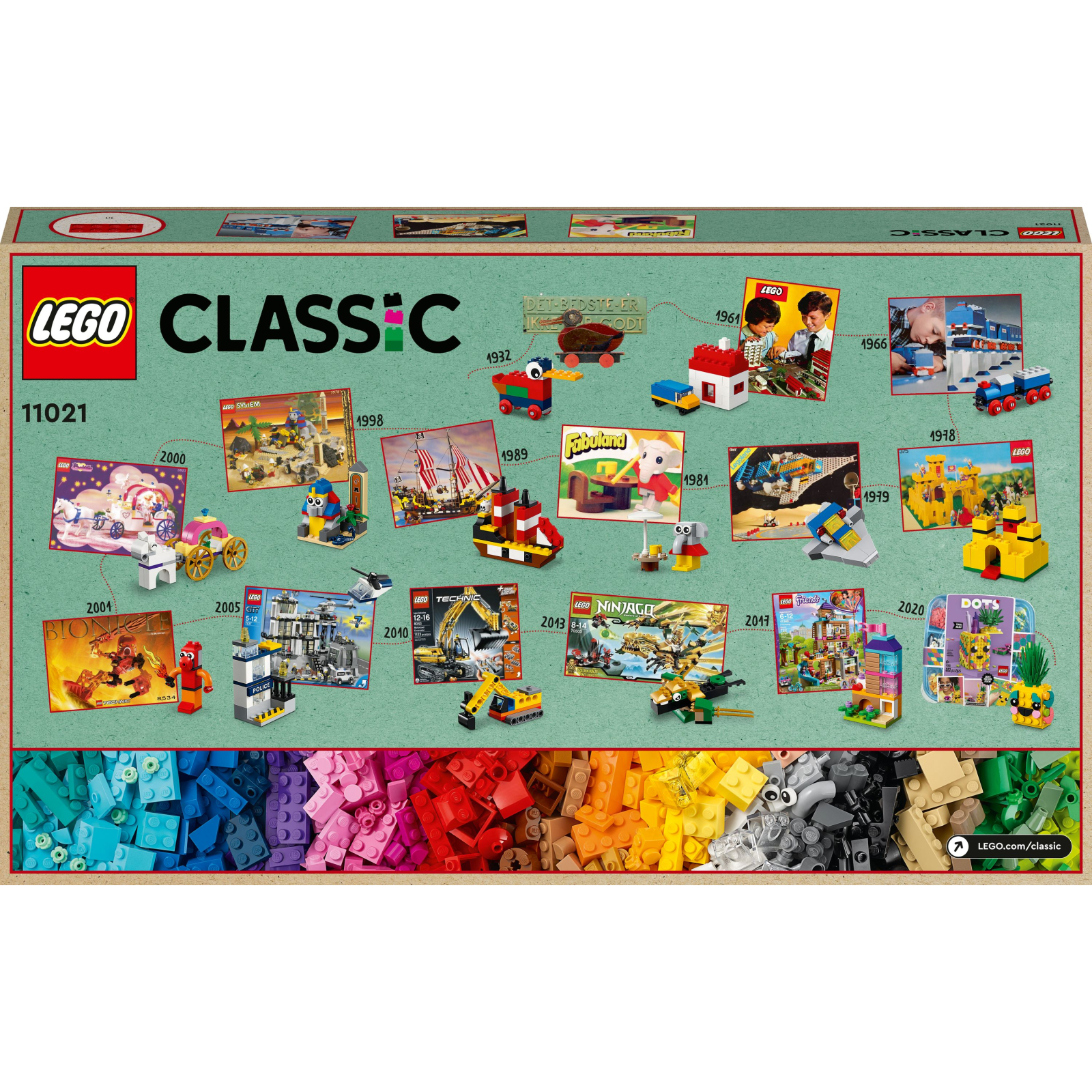 Конструктор LEGO Classic 90 лет игры (11021) изображение 10