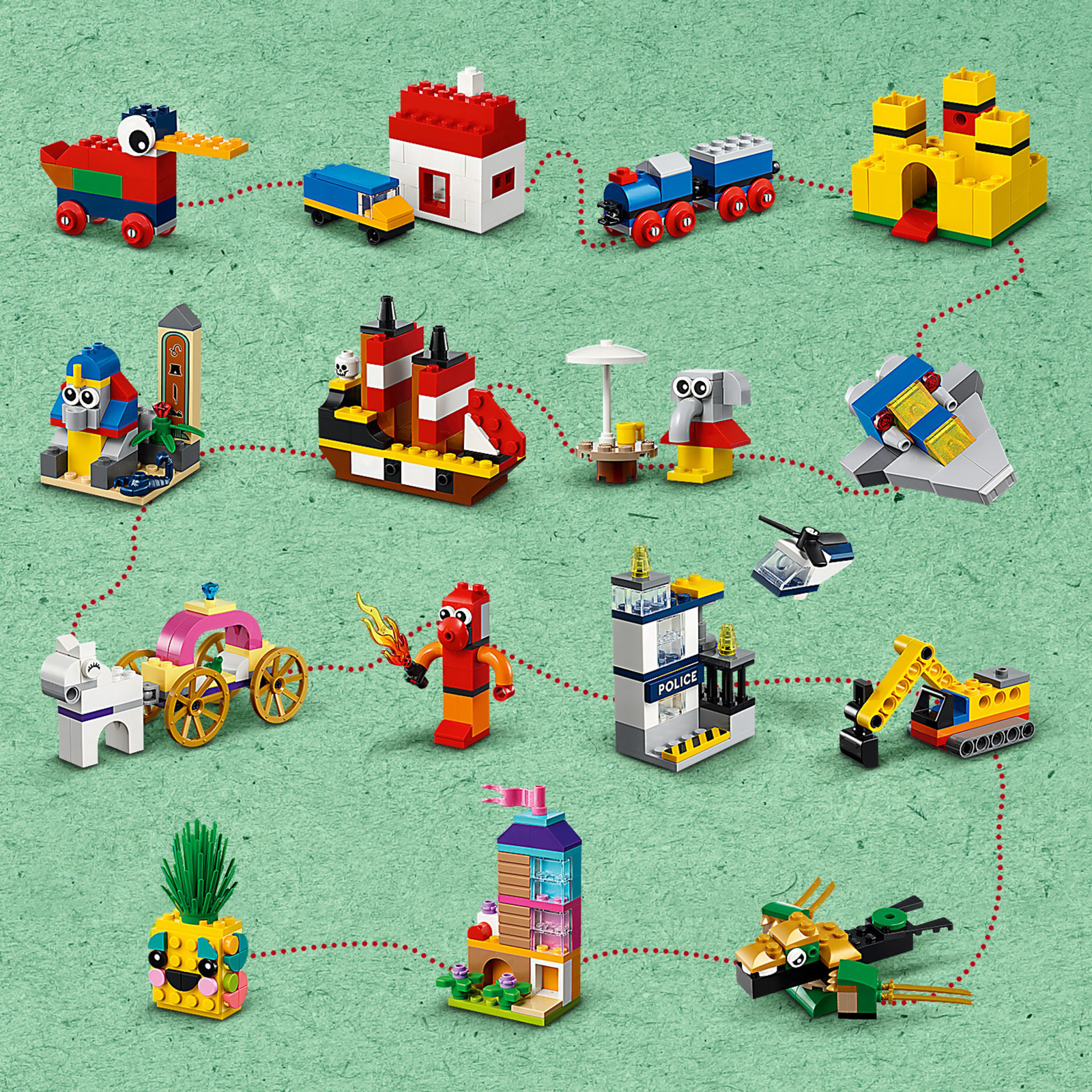 Конструктор LEGO Classic 90 лет игры (11021) изображение 8