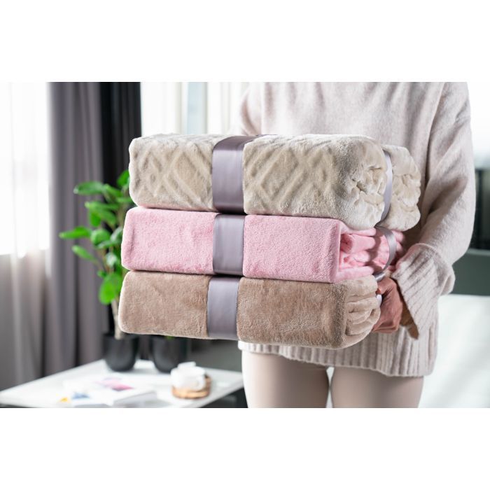 Плед Ardesto Flannel рожевий, 160х200 см (ART0207SB) зображення 4
