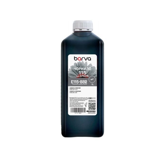 Чернила Barva Epson 115 1л, GY (E115-882)