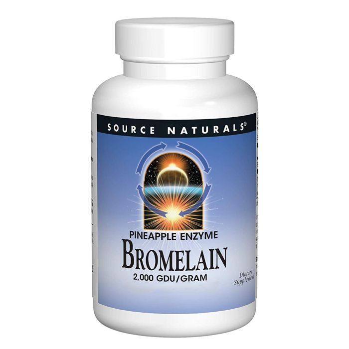 Травы Source Naturals Бромелайн 500мг, 60 таблеток (SNS-01354)