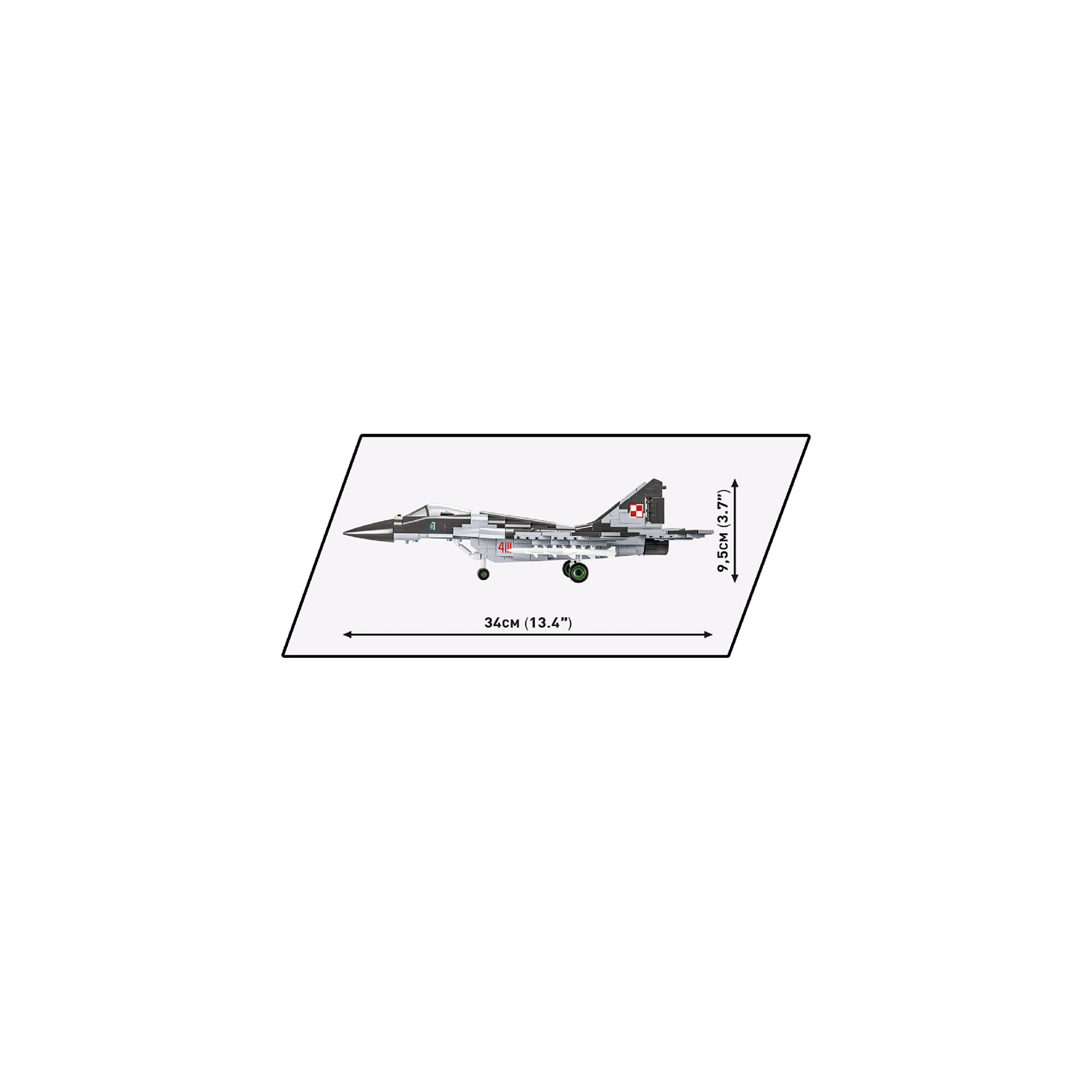 Конструктор Cobi Самолет МиГ-29 Fulcrum, 600 деталей (COBI-5834) изображение 3