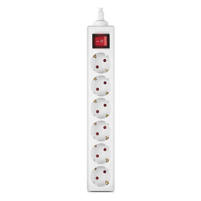 Мережевий фільтр живлення REAL-EL RS-6 Protect M 5m, white (EL122300035) зображення 2
