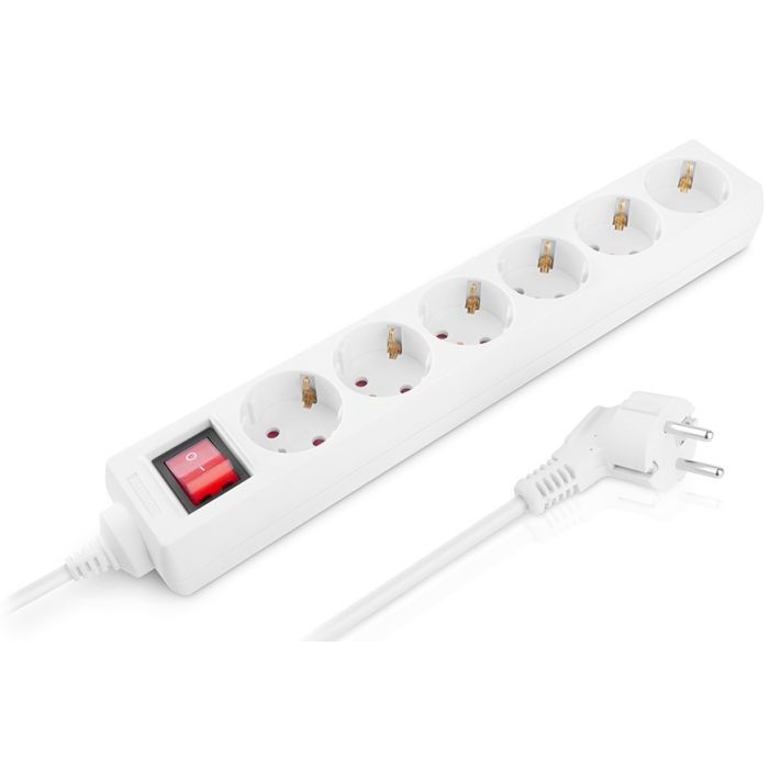 Мережевий фільтр живлення REAL-EL RS-6 Protect M 5m, white (EL122300035) зображення 7