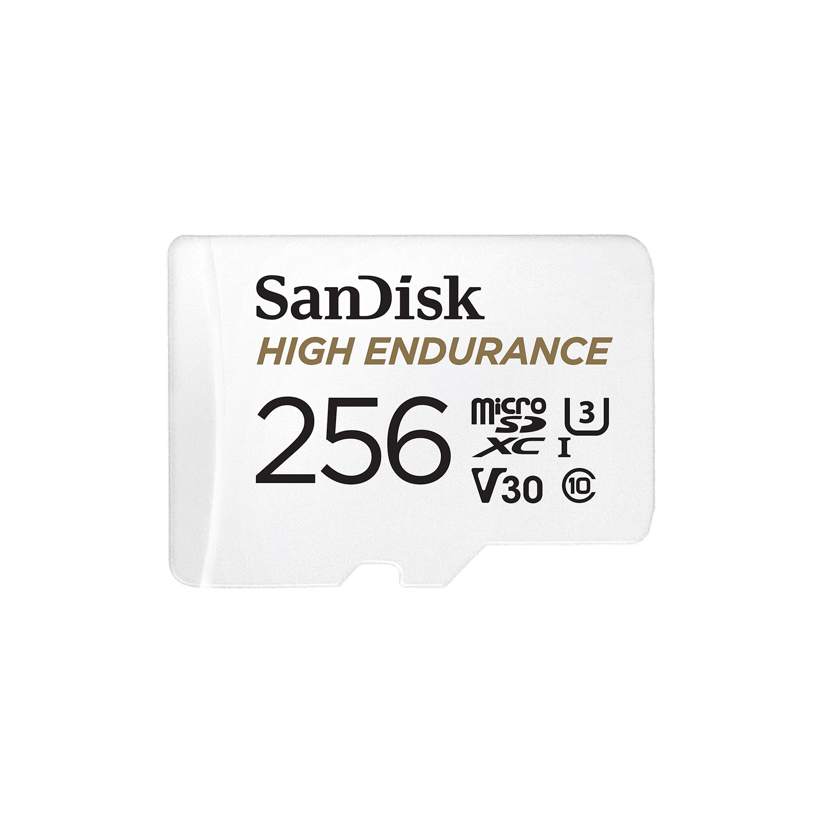 Карта памяти SanDisk 256GB microSD class 10 UHS-I U3 V30 High Endurance (SDSQQNR-256G-GN6IA)