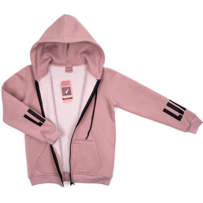 Спортивний костюм дитячий Joi на флісі (H-308-164G-pink) зображення 7