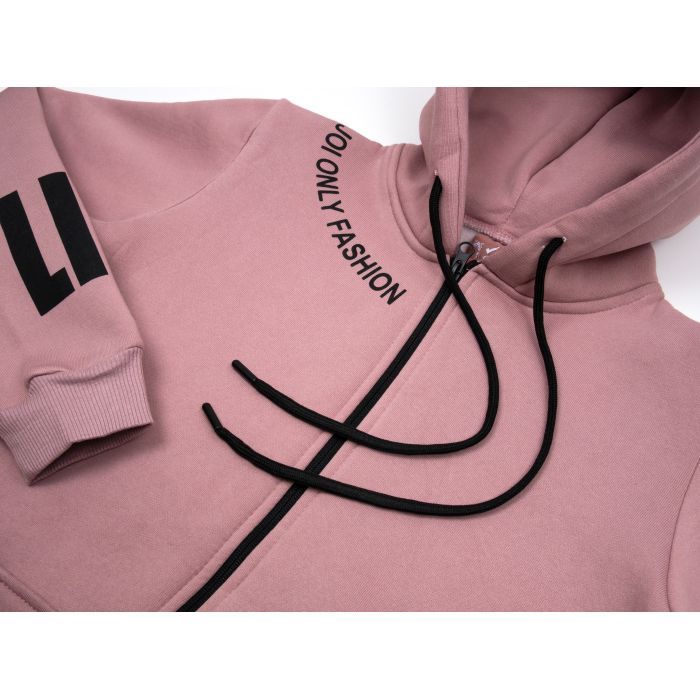 Спортивний костюм дитячий Joi на флісі (H-308-164G-pink) зображення 8