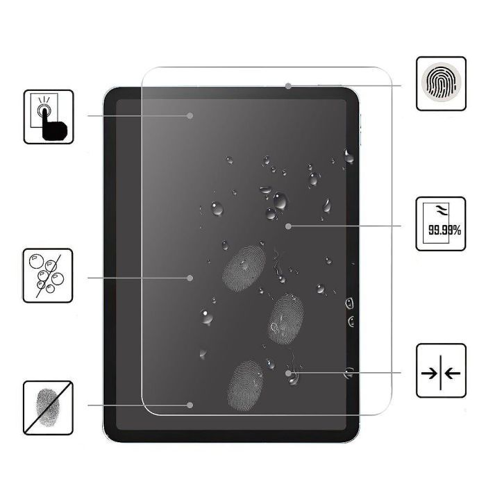 Стекло защитное BeCover Apple iPad 10.9" (2022/2024)/iPad (А16) 2025 11" (708138) изображение 3