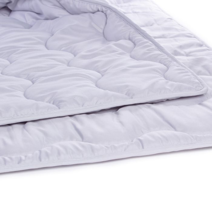 Ковдра MirSon антиалергенна EcoSilk всесезонна №9007 Eco Light Gray 140x205 см (2200005994337) зображення 8