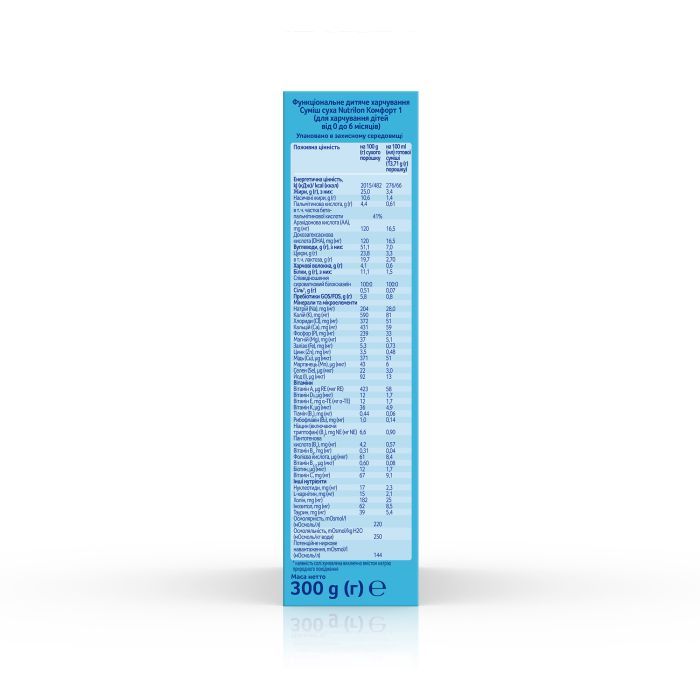Дитяча суміш Nutrilon 1 Комфорт молочна 300 г (5900852038501) зображення 3