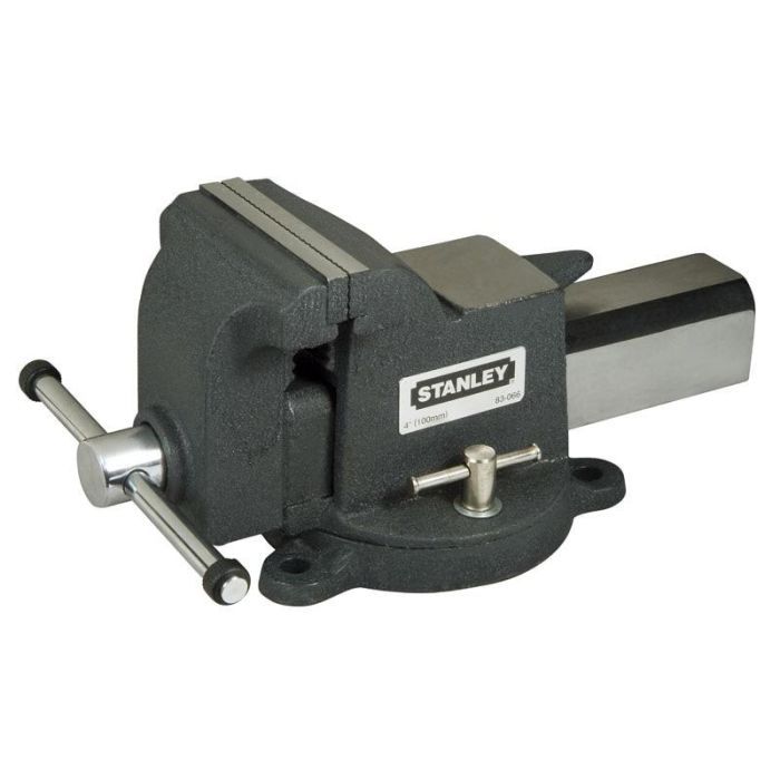 Тиски Stanley MaxSteel поворотные, чугунные, 85х100мм, 13кг (1-83-066)