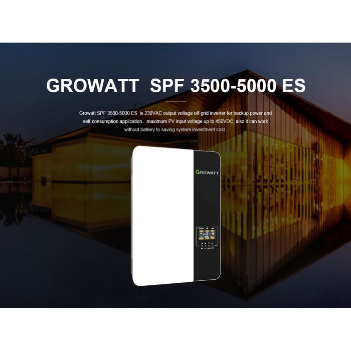 Сонячний інвертор Growatt SPF5000ES 5000W (SPF5000ES) зображення 8