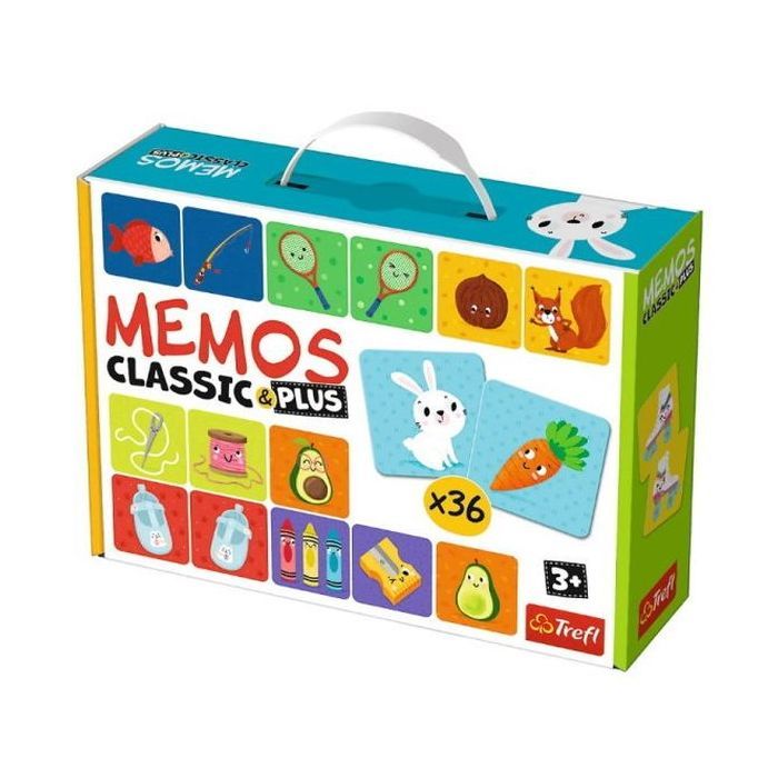 Настольная игра Trefl Мемо Классическое. Логика (Memos Classic&plus Logika) (02272)