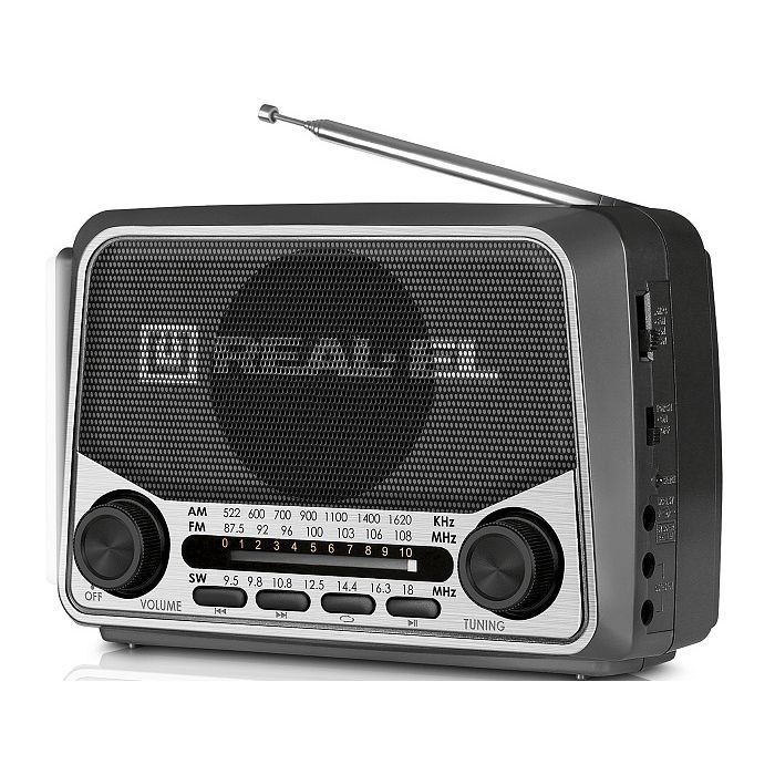 Портативний радіоприймач REAL-EL X-525 Grey зображення 3