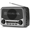 Портативний радіоприймач REAL-EL X-525 Grey зображення 3