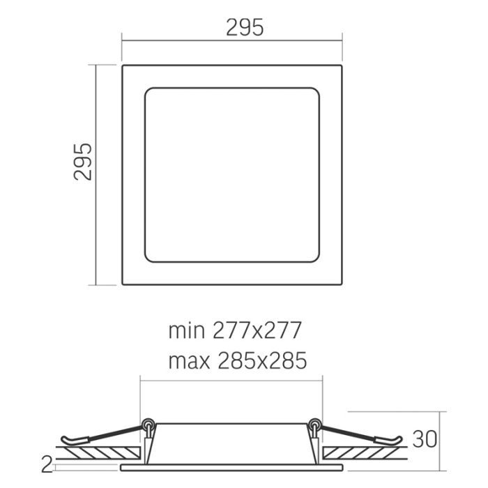 Світильник Videx LED 26W 5000K (VL-DLBS-265) зображення 4