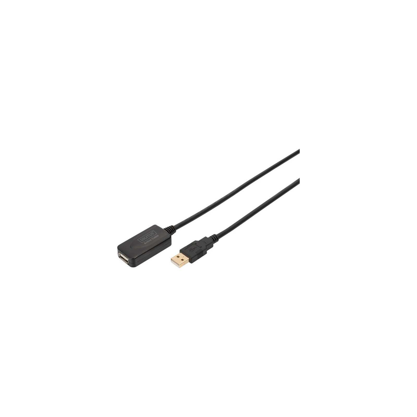 Дата кабель USB 2.0 AM/AF 5.0m active Assmann (DA-70130-4)