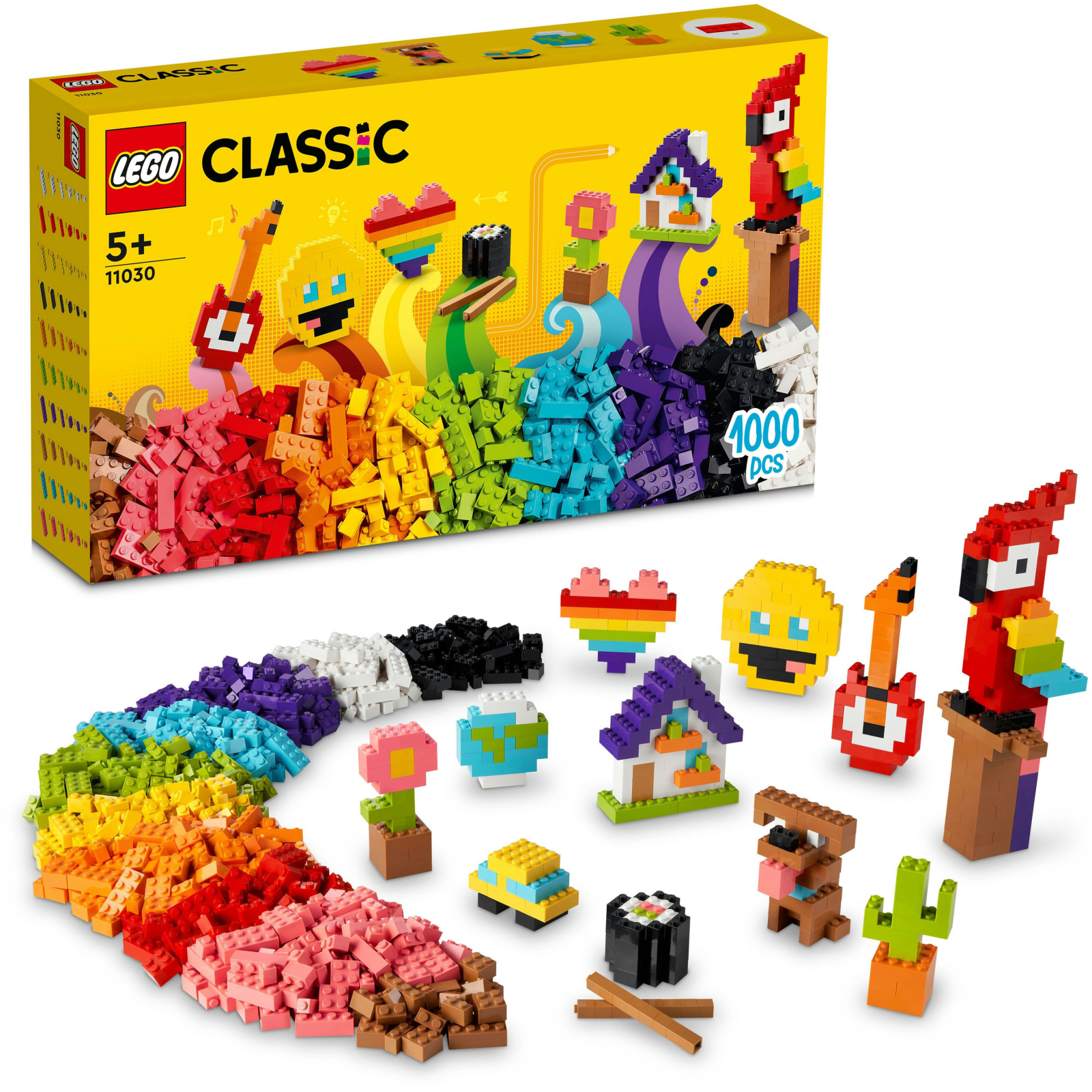 Конструктор LEGO Classic Множество кубиков 1000 деталей (11030) изображение 9