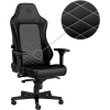 Кресло игровое Noblechairs HERO Black/Platinum White (NBL-HRO-PU-BPW) изображение 2