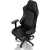 Кресло игровое Noblechairs HERO Black/Platinum White (NBL-HRO-PU-BPW) изображение 4