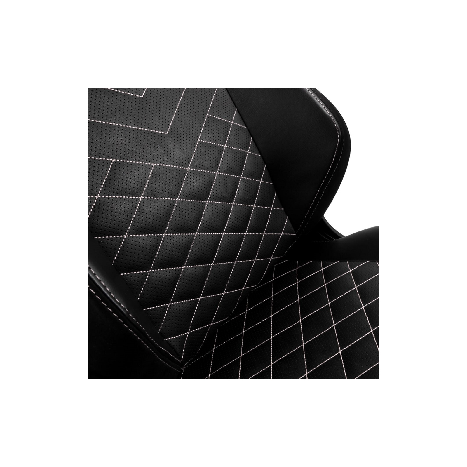 Кресло игровое Noblechairs HERO Black/Platinum White (NBL-HRO-PU-BPW) изображение 8