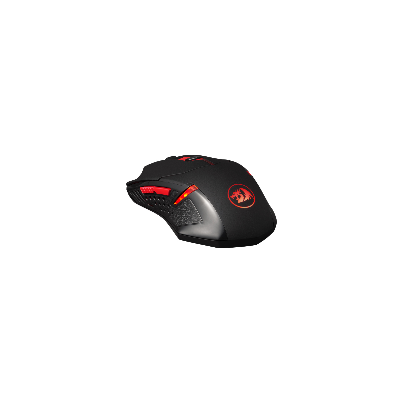 Мишка Redragon M601BA USB Black-Red + Килимок (78226) зображення 3