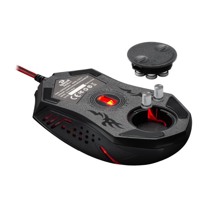 Мышка Redragon M601BA USB Black-Red + Килимок (78226) изображение 5