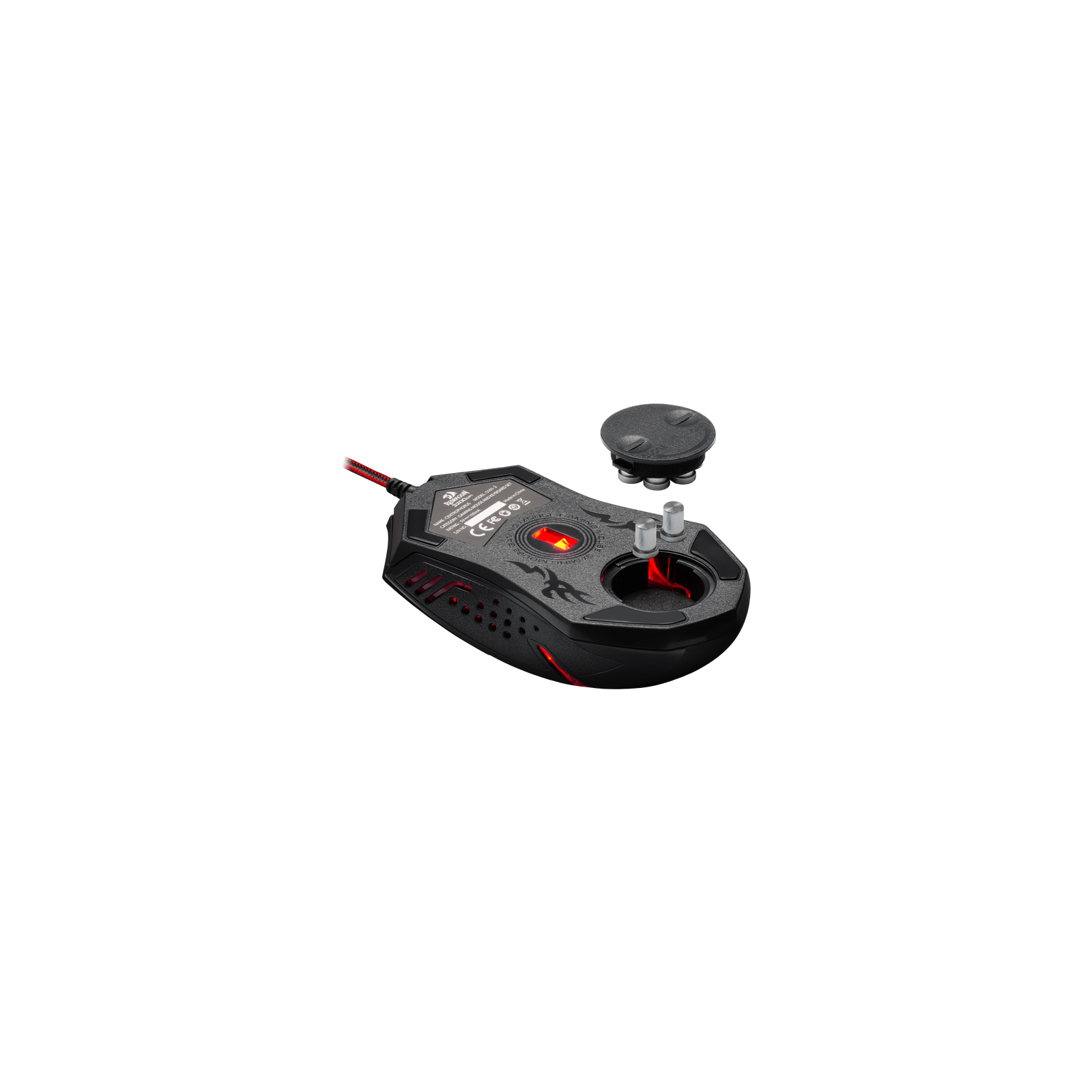 Мишка Redragon M601BA USB Black-Red + Килимок (78226) зображення 5