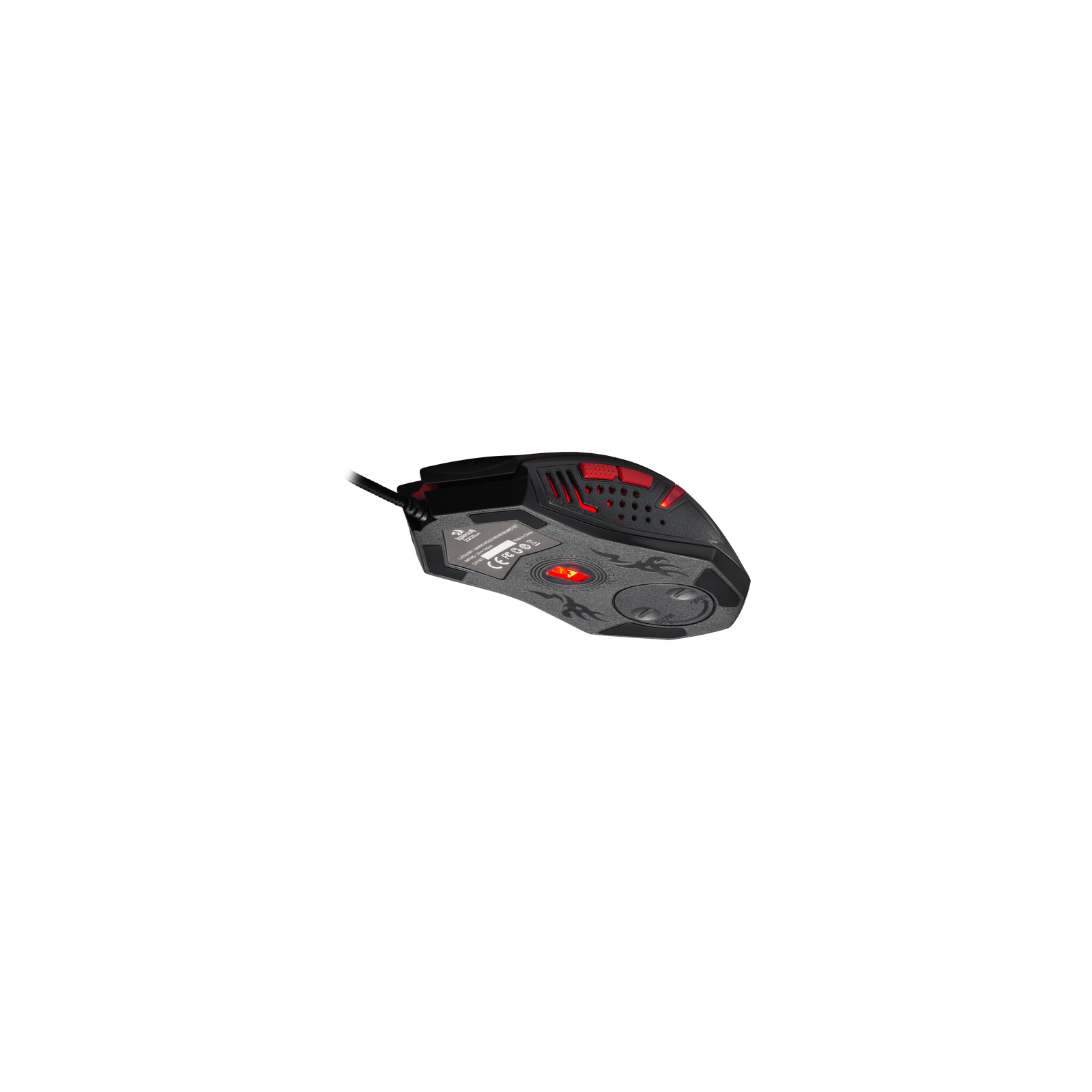 Мишка Redragon M601BA USB Black-Red + Килимок (78226) зображення 8
