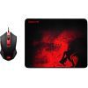 Мышка Redragon M601BA USB Black-Red + Килимок (78226)
