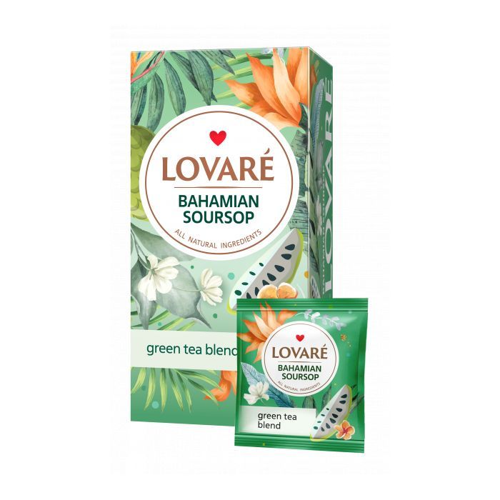 Чай Lovare "Bahamian soursop" 24х1.5 г (lv.76012) изображение 2