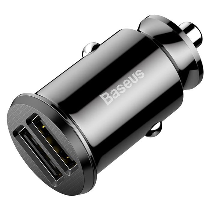 Зарядное устройство Baseus Grain Car Charger USB-A Black (CCALL-ML01)